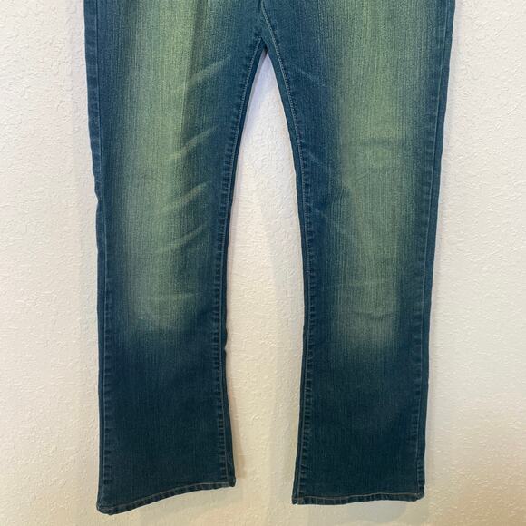 Diesel Green Blue Denim Bootcut Jeans EUC Sz 28 Italian Vintage Y2K - Picture 3 of 15